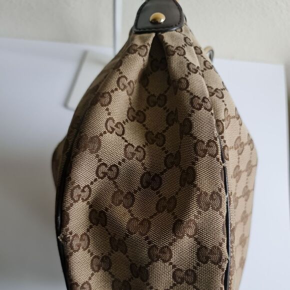 Gucci GG monogram Sukey Hobo Bag Brown - Picture 8 of 16